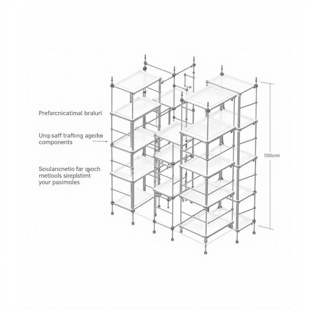 Bản vẽ CAD giàn giáo lắp ráp nhanh