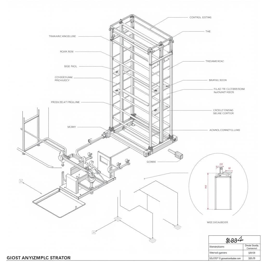 Bản vẽ CAD song chắn rác tự động