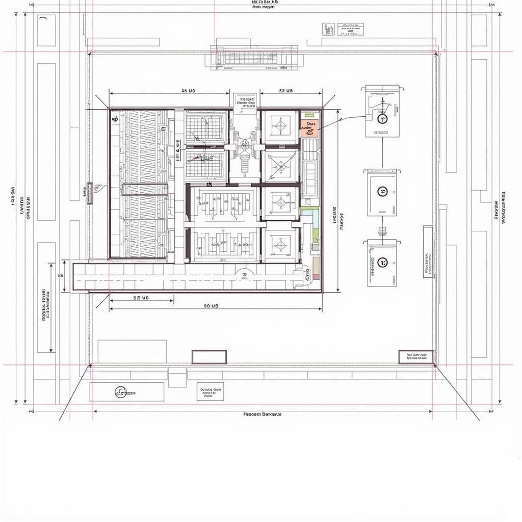 Bản vẽ CAD tổng mặt bằng được thiết kế bằng phần mềm CAD