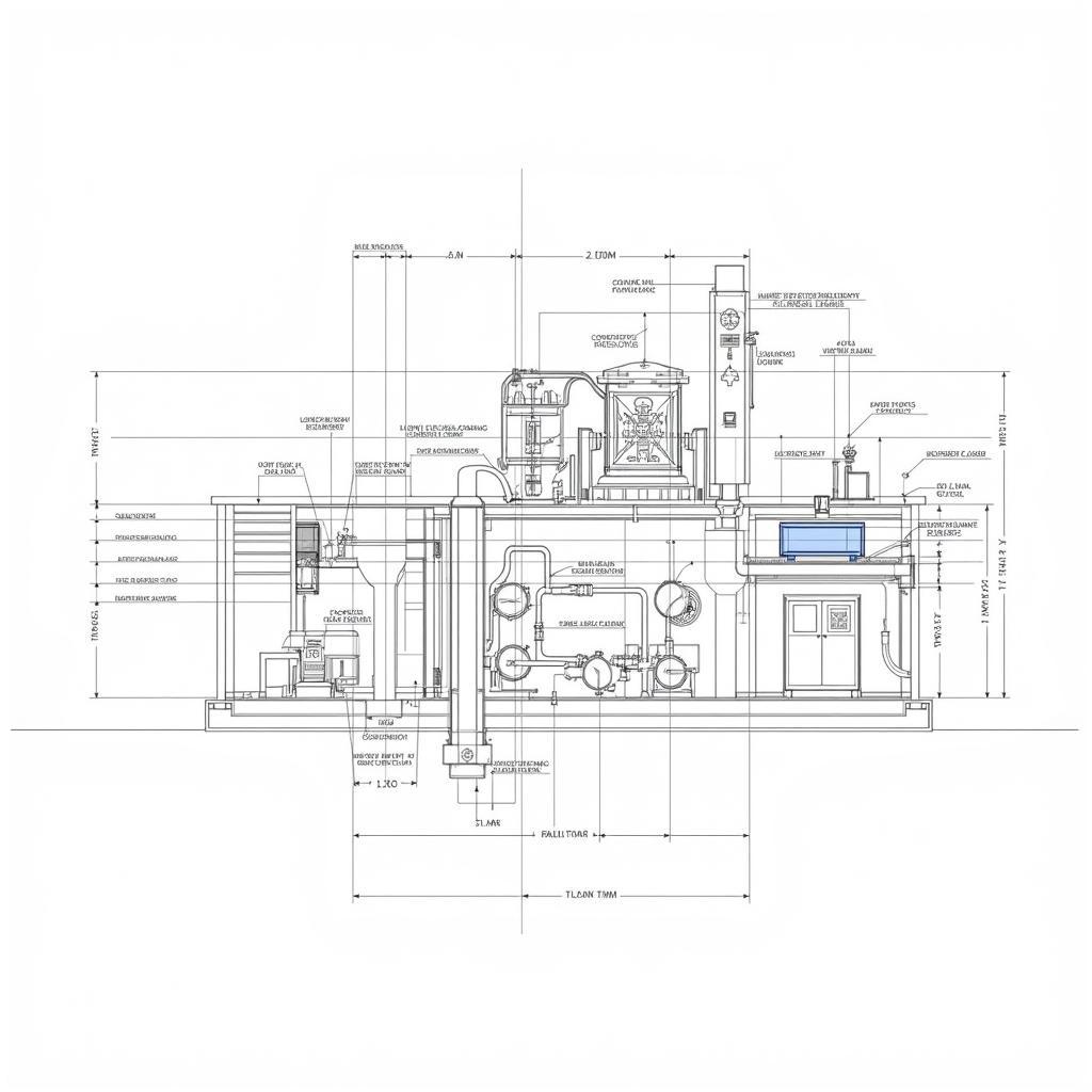 Bản vẽ CAD trạm bơm hiện đại