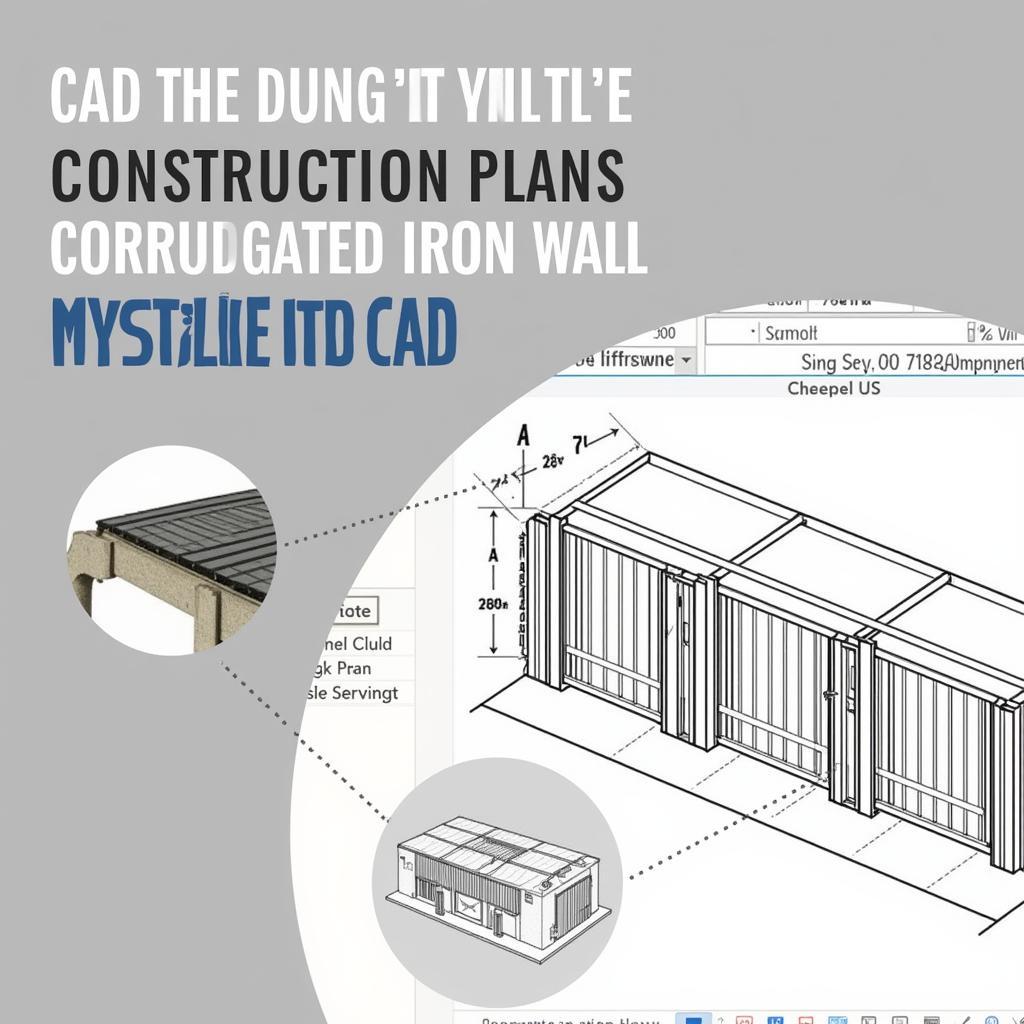 Bản vẽ CAD và biện pháp lắp dựng vách tôn