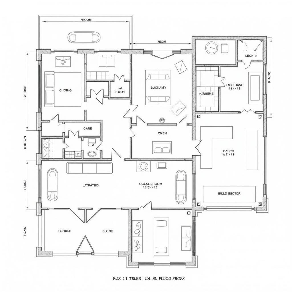 Bản vẽ mặt bằng Carambola Bungalow chi tiết