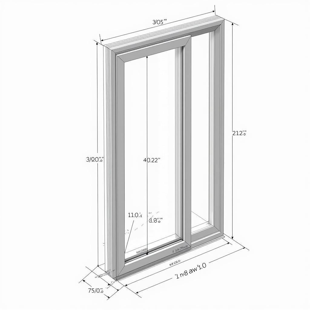 Bản vẽ chi tiết khung nhôm kính cửa sổ