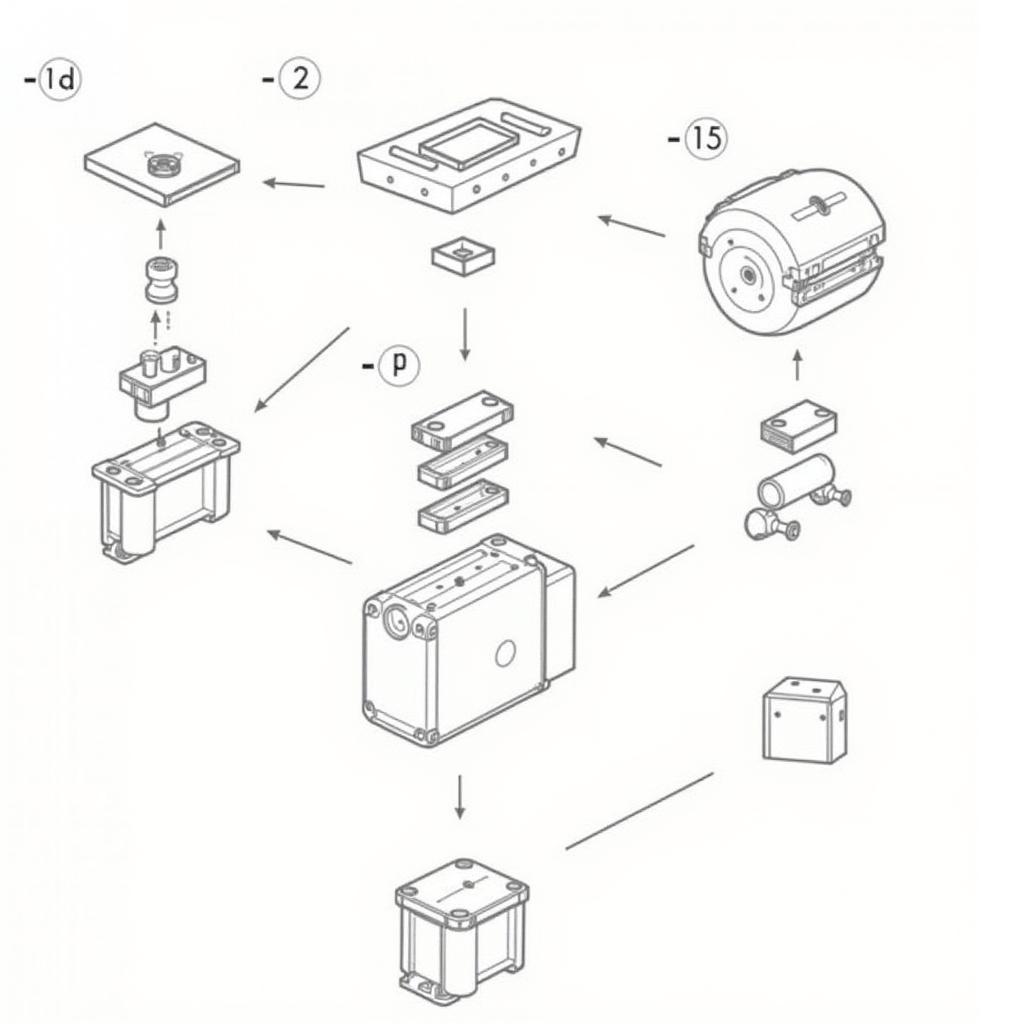 Bản vẽ lắp ráp hệ thống cơ khí