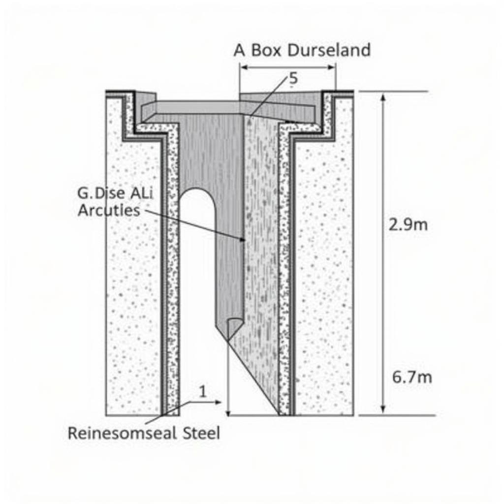 Bản vẽ thiết kế cống hộp 2x2 mặt cắt