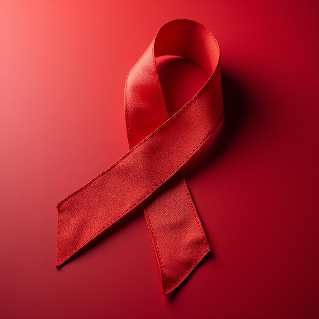 Dải ruy băng đỏ - Biểu tượng của HIV