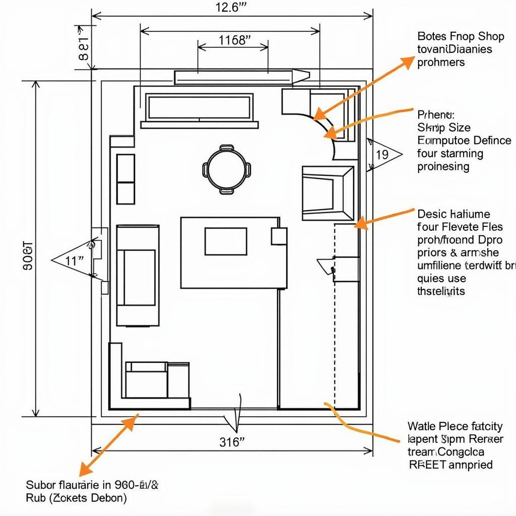 Phân tích chi tiết bản vẽ shop