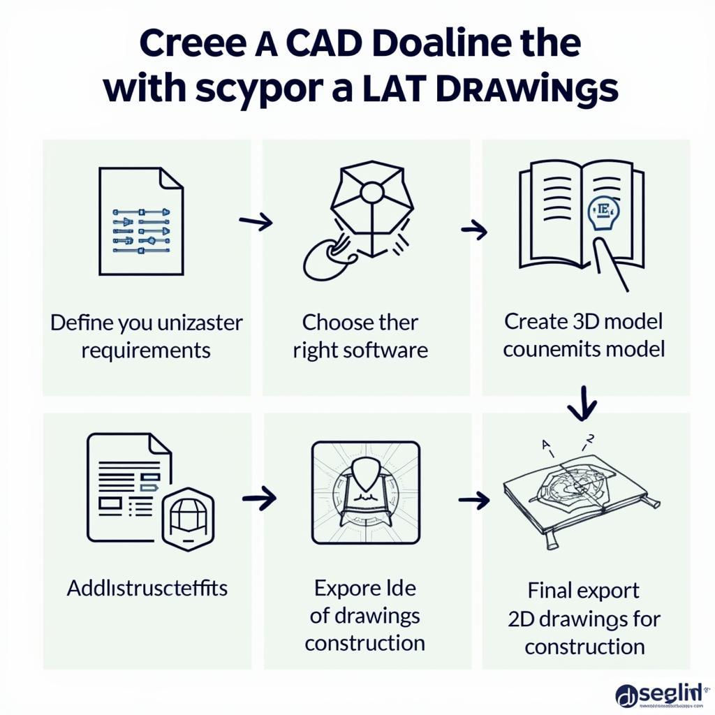 Các bước tạo bản vẽ CAD