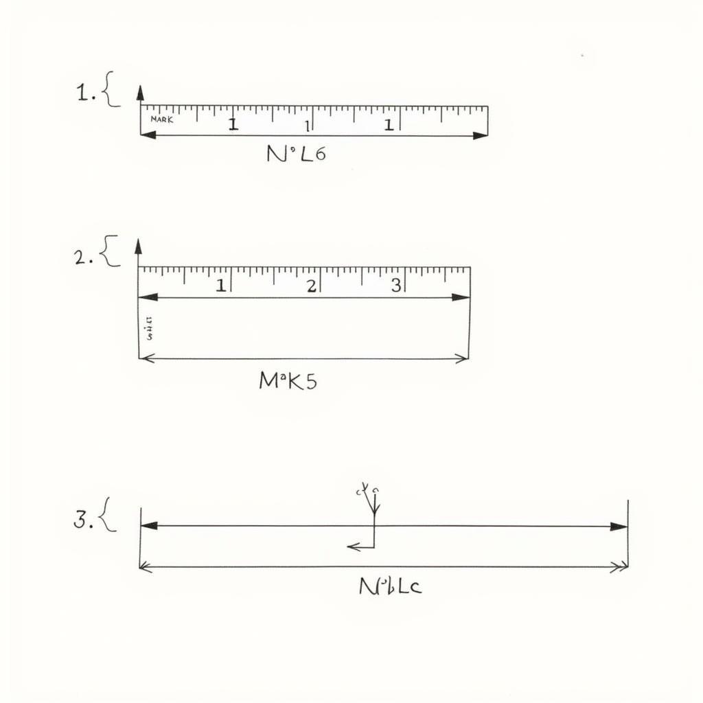 Các bước vẽ đoạn thẳng với độ dài cho trước