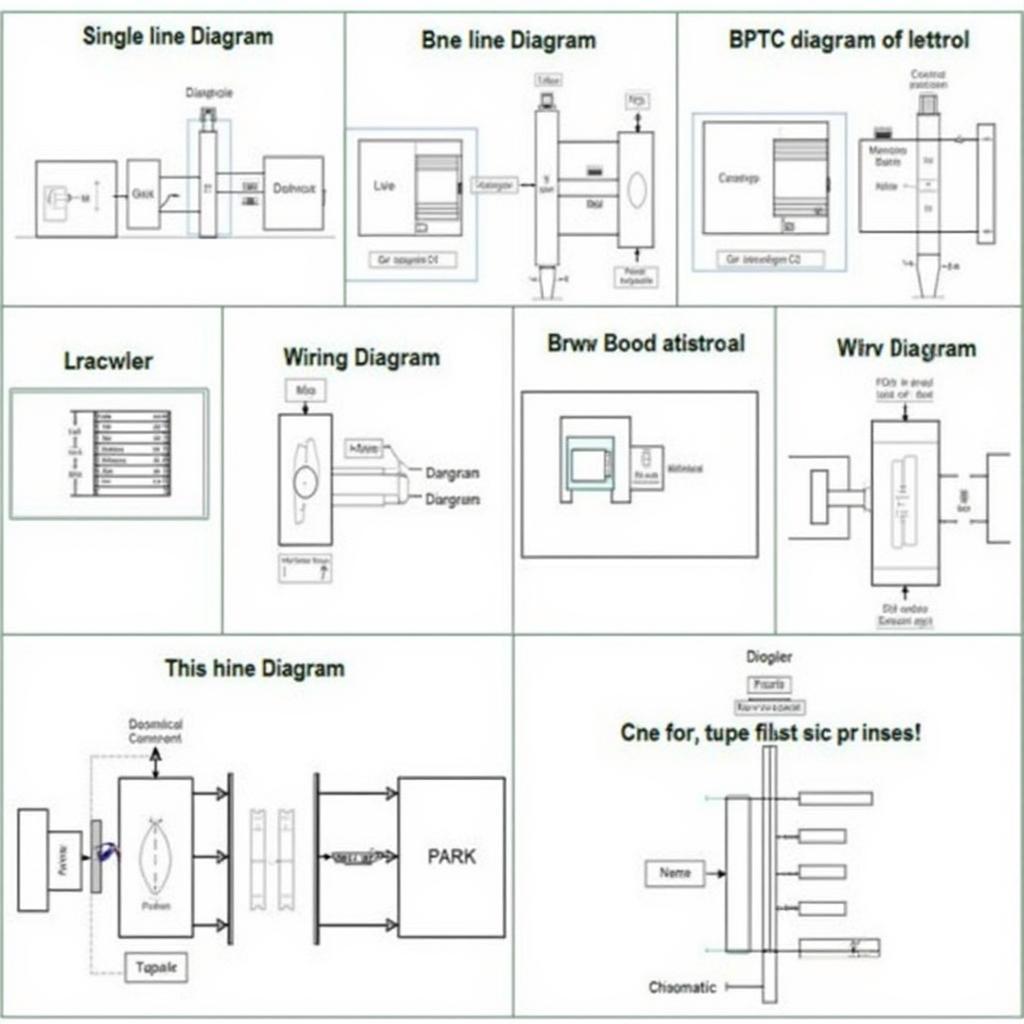 Các loại bản vẽ BPTC điện