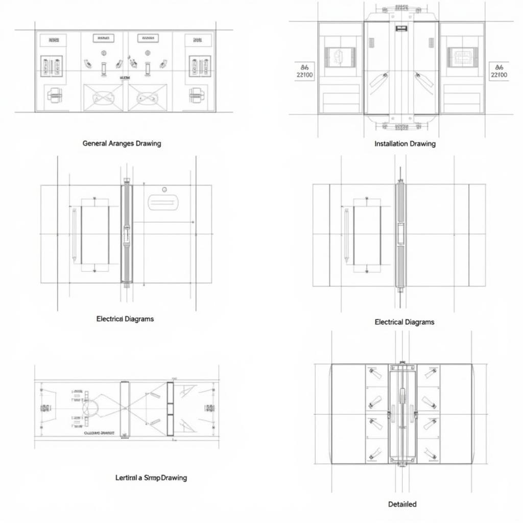 Các loại bản vẽ CAD thang máy