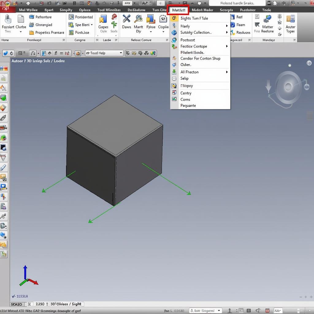 Khám phá giao diện AutoCAD 3D