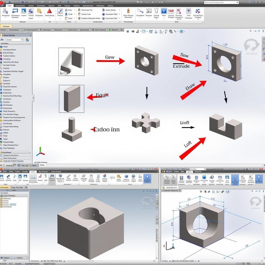 Làm việc với bản vẽ 3D trong Autocad 2016: Hướng dẫn tạo và chỉnh sửa mô hình 3D