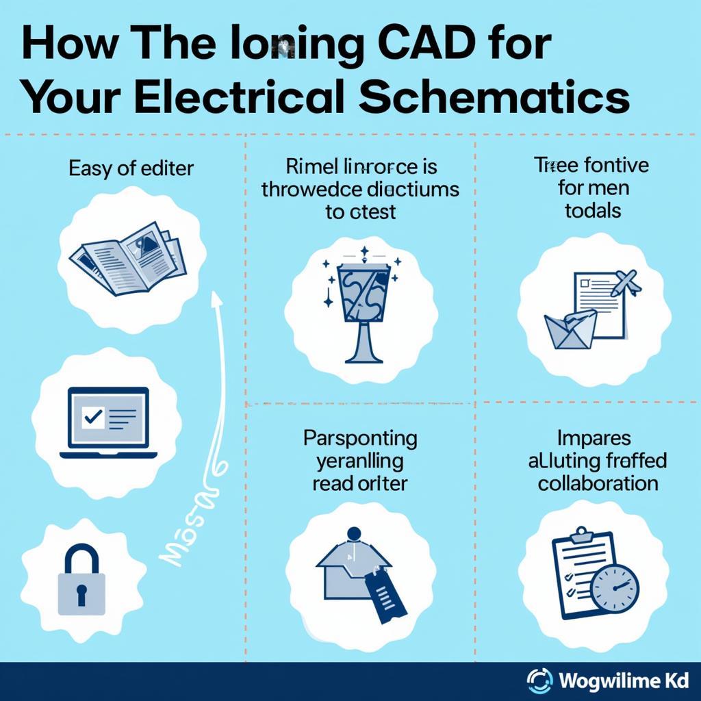 Lợi ích sử dụng bản vẽ CAD sơ đồ nguyên lý điện