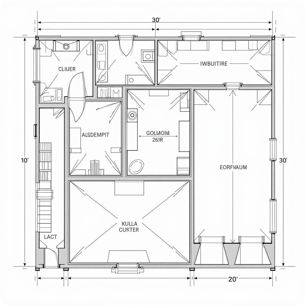 Mặt bằng chi tiết nhà xưởng