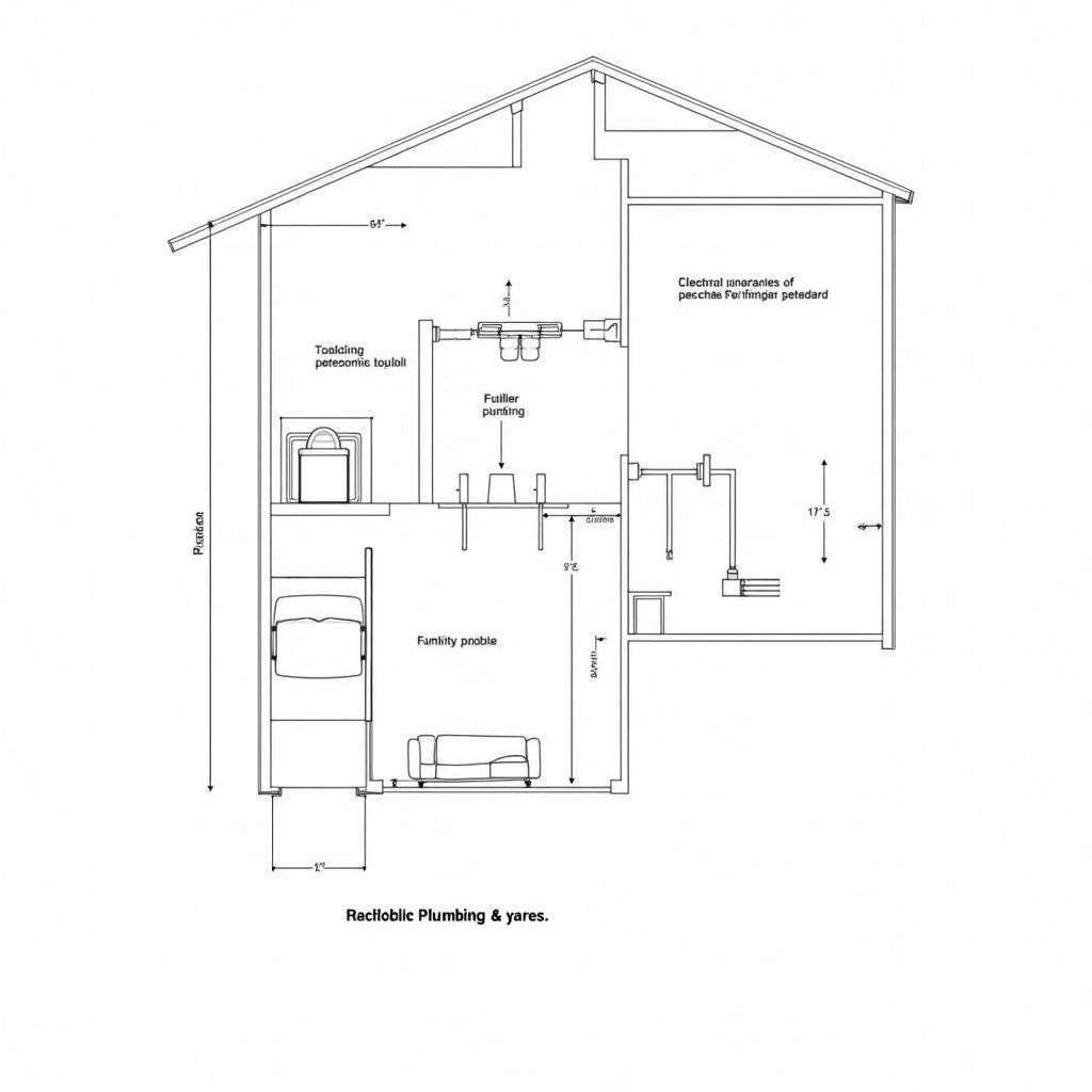 Mẫu bản vẽ CAD phần điện nước nhà liền kề chuẩn