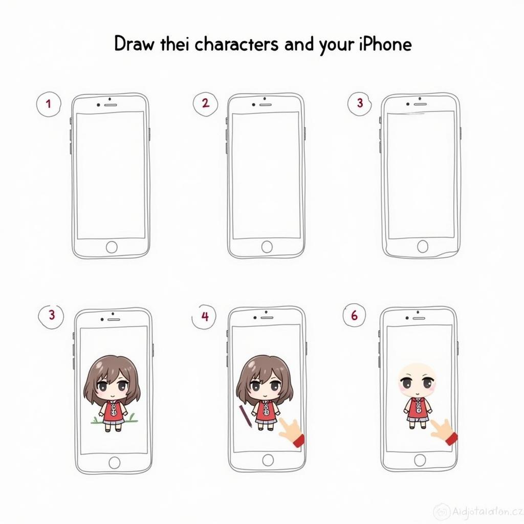 Mẹo vẽ chibi trên iPhone