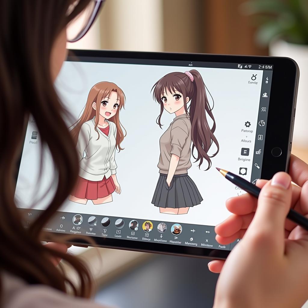 Nâng cao kỹ năng vẽ anime với app