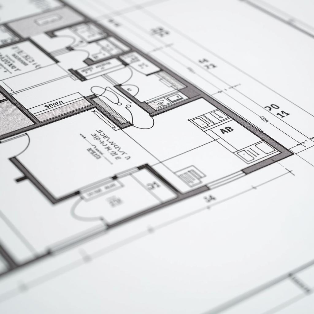 Phân tích bản vẽ CAD căn hộ tập thể