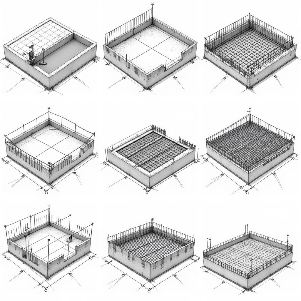 Quy trình thi công sàn nhà dân dụng sử dụng bản vẽ CAD