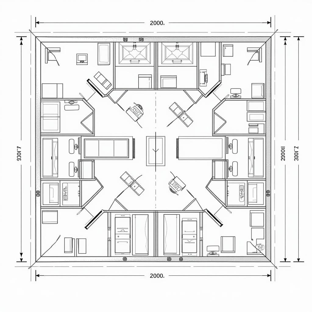 Thiết Kế Bản Vẽ Công Năng Cửa Hàng