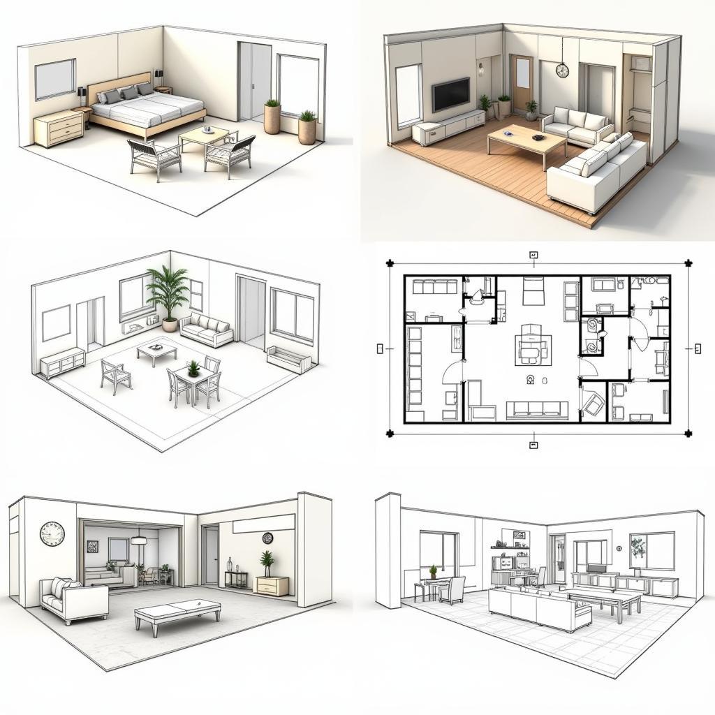 Ứng Dụng Bản Vẽ 2D Nội Thất