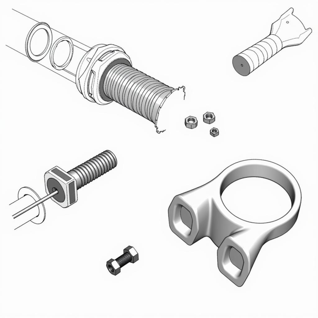 Ứng dụng bản vẽ bu lông đai ốc CAD trong thiết kế cơ khí