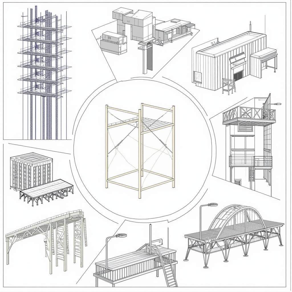 Ứng dụng bản vẽ CAD giàn giáo Pal