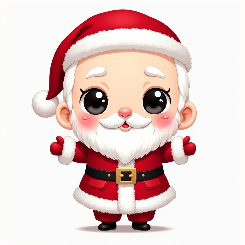 Vẽ ông già Noel phong cách Chibi