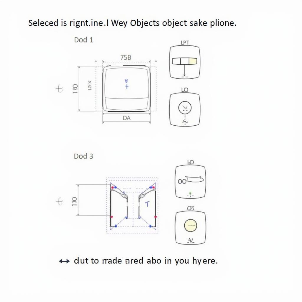 Xoay nhiều đối tượng cùng lúc trong layout CAD