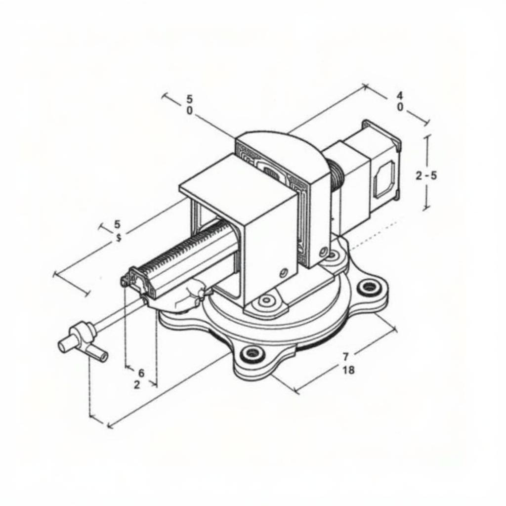 Bản vẽ 3D đồ gá eto chi tiết