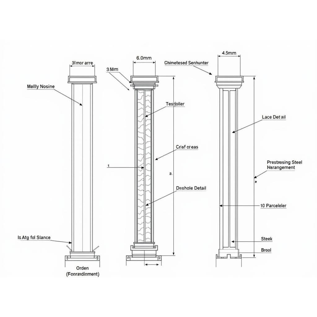 Bản vẽ CAD chi tiết cọc ống dự ứng lực D400