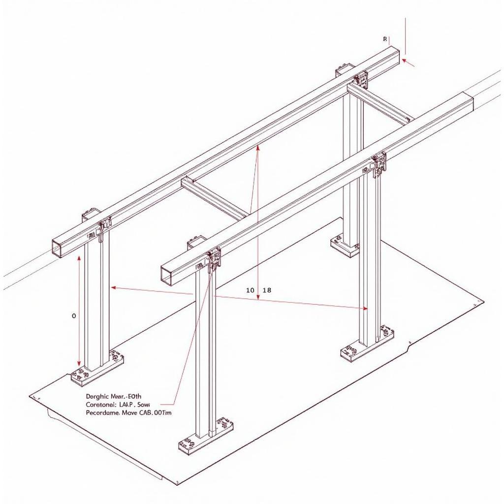 Bản vẽ CAD thép I chi tiết