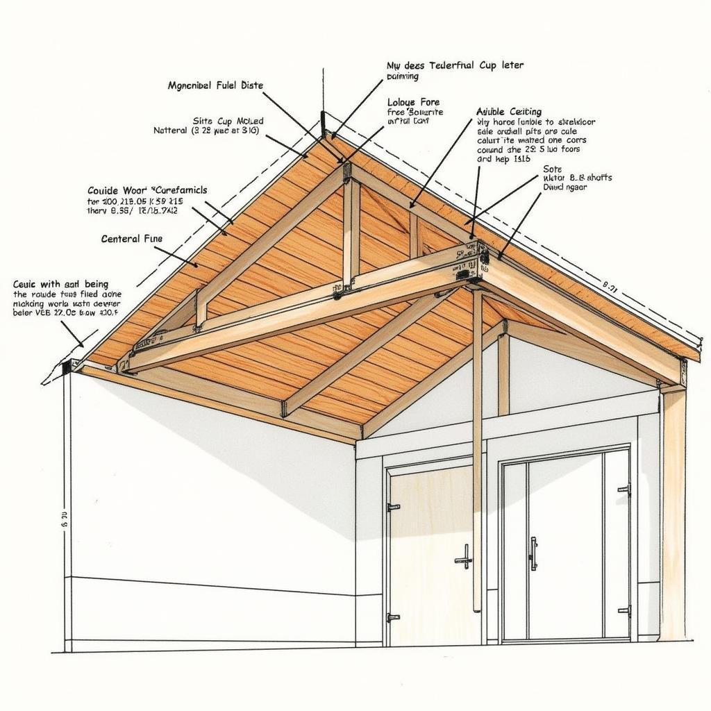 Bản vẽ chi tiết trần gỗ hiện đại