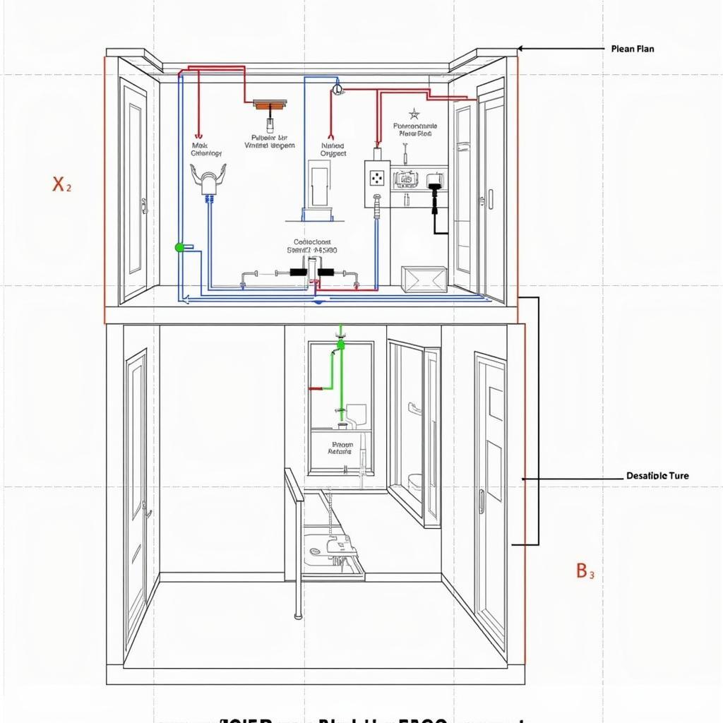 Bản vẽ điện nước chi tiết cho căn hộ chung cư