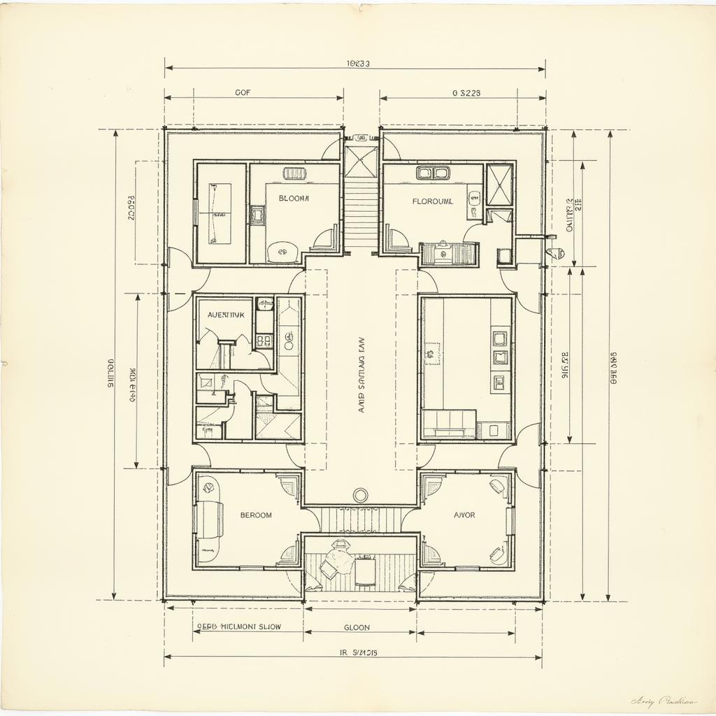 Bản Vẽ CAD Nhà 2 Tầng 1 Tum: Giải Pháp Tối Ưu Cho Không Gian Sống