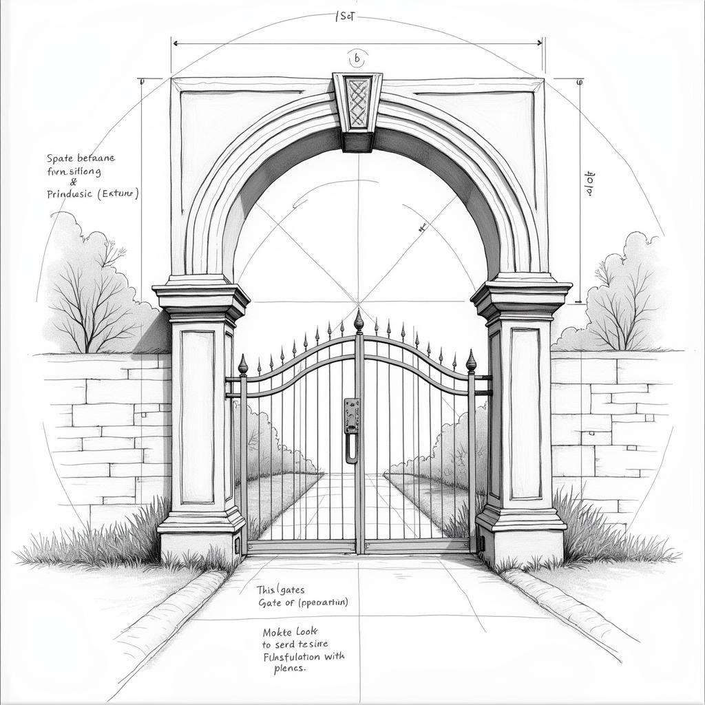 Tầm Quan Trọng của Bản Vẽ Thiết Kế Cổng Chào