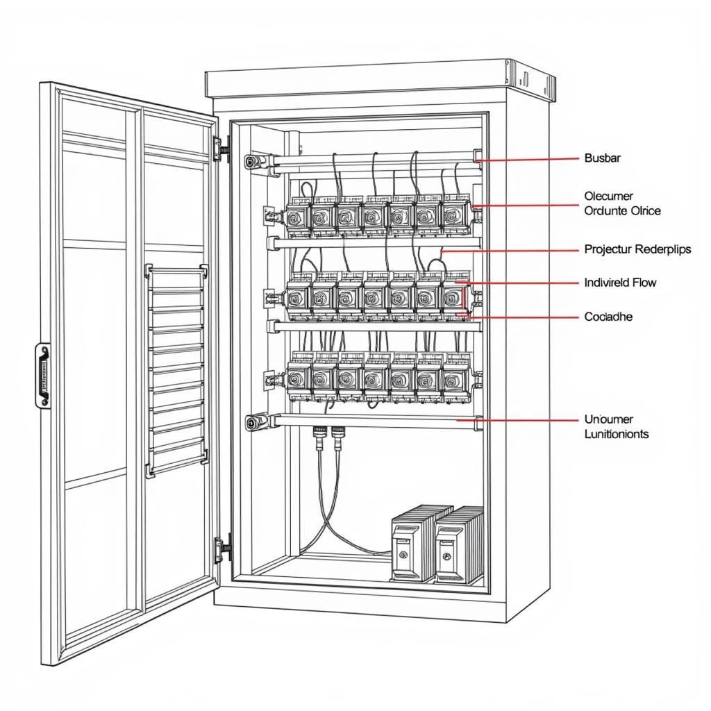 Bản vẽ tủ điện phân phối