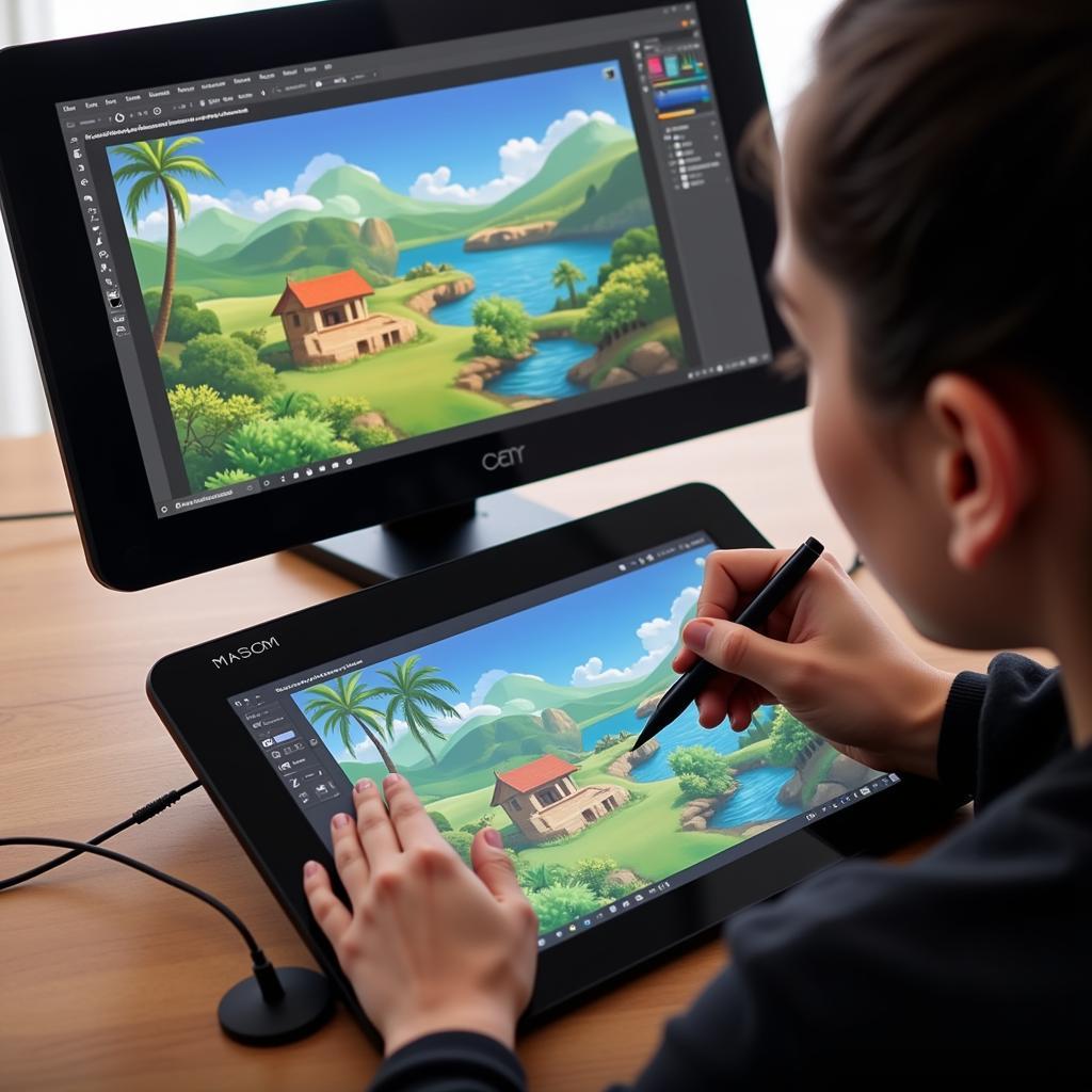 Bàn vẽ Wacom kết hợp Photoshop