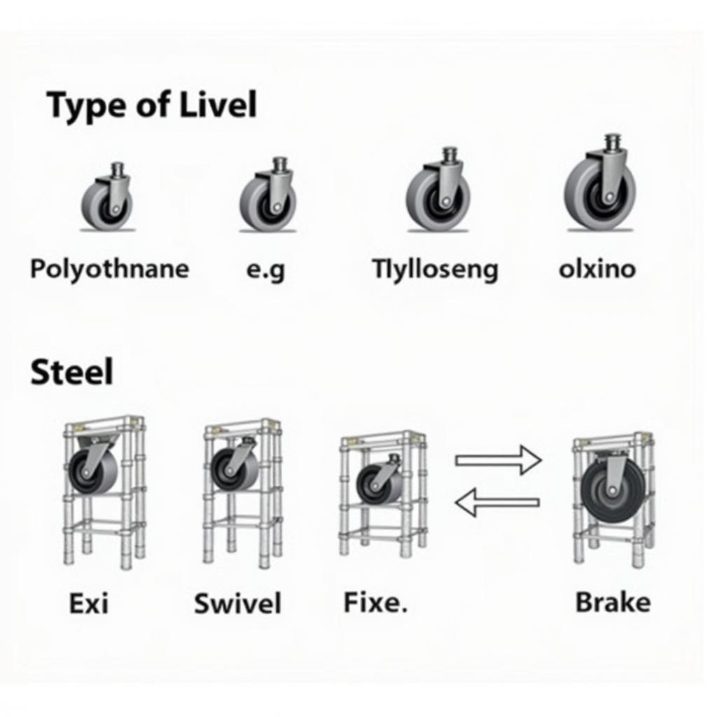 Các loại bánh xe dàn giáo