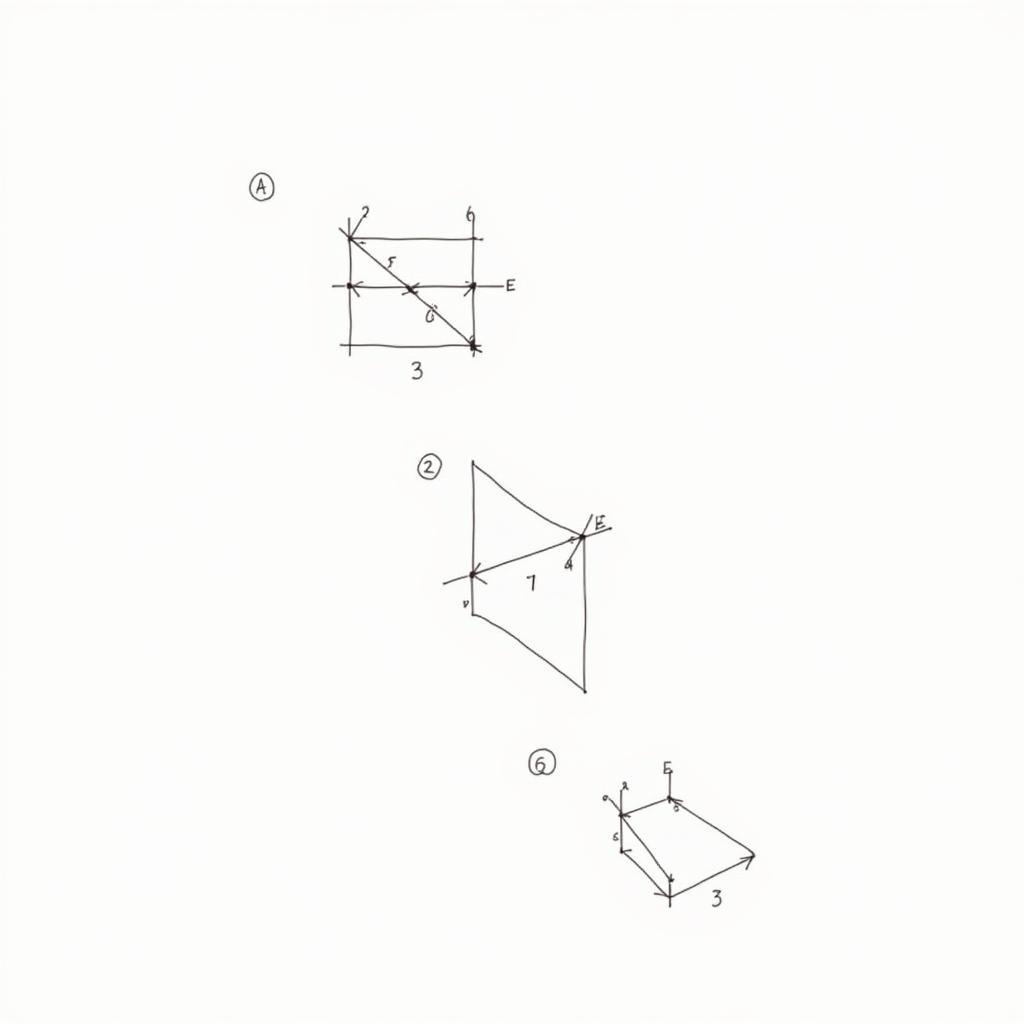 Cách vẽ cát tuyến: Các bước cơ bản