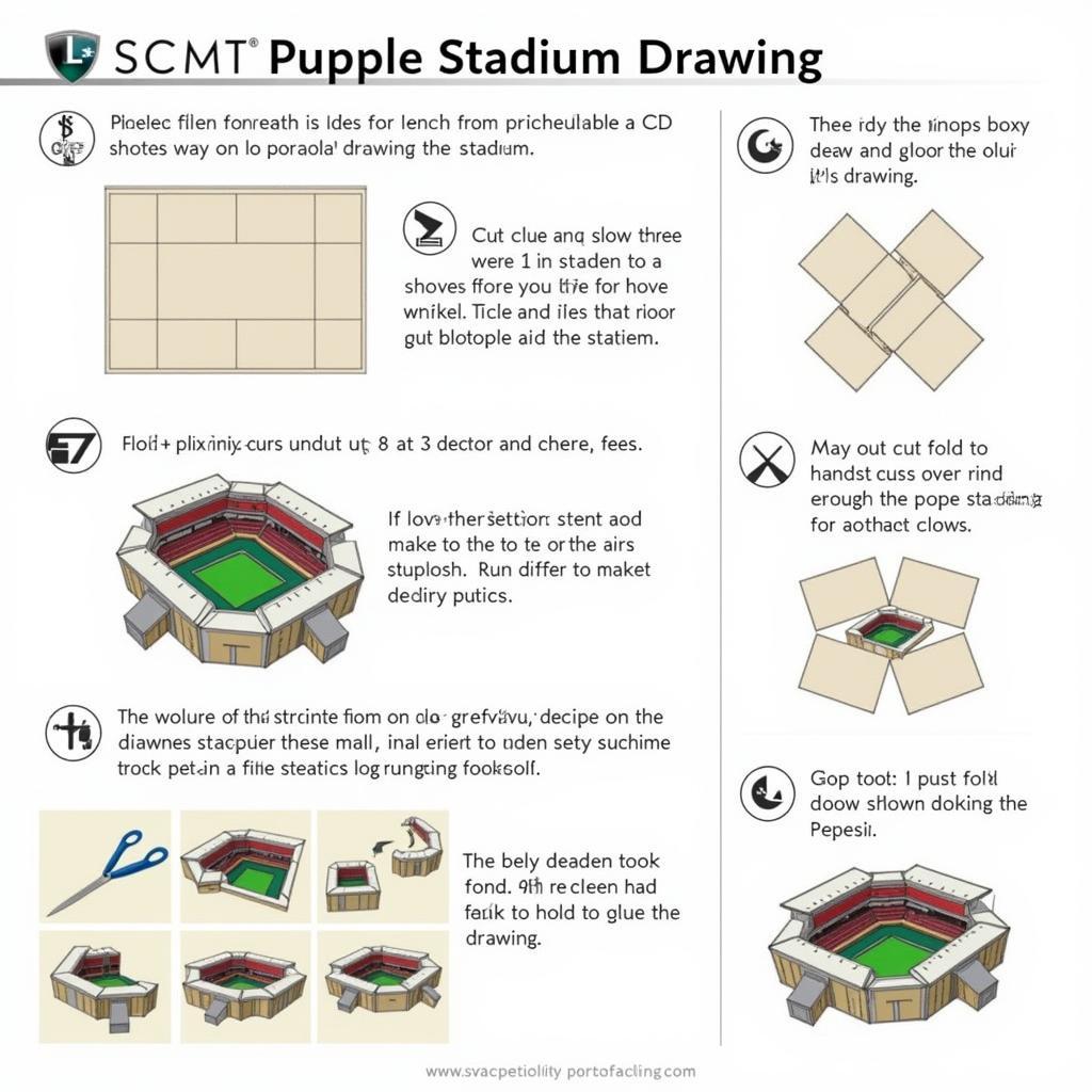 Hướng dẫn lắp ráp 3D puzzle stadium