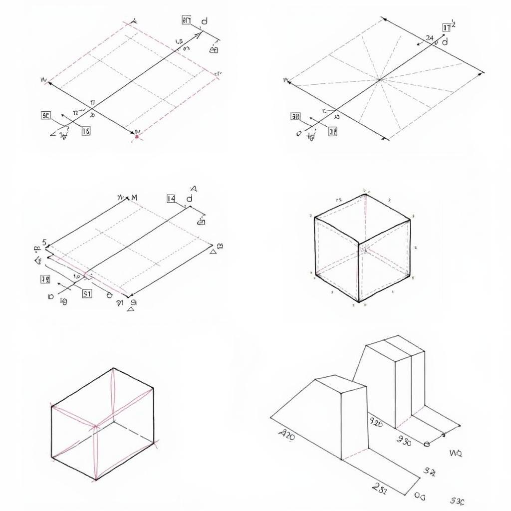 Hướng dẫn vẽ hình chiếu trục đo cơ bản