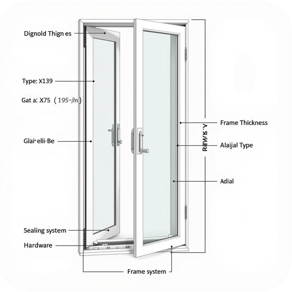 Thông số kỹ thuật cửa Eurowindow