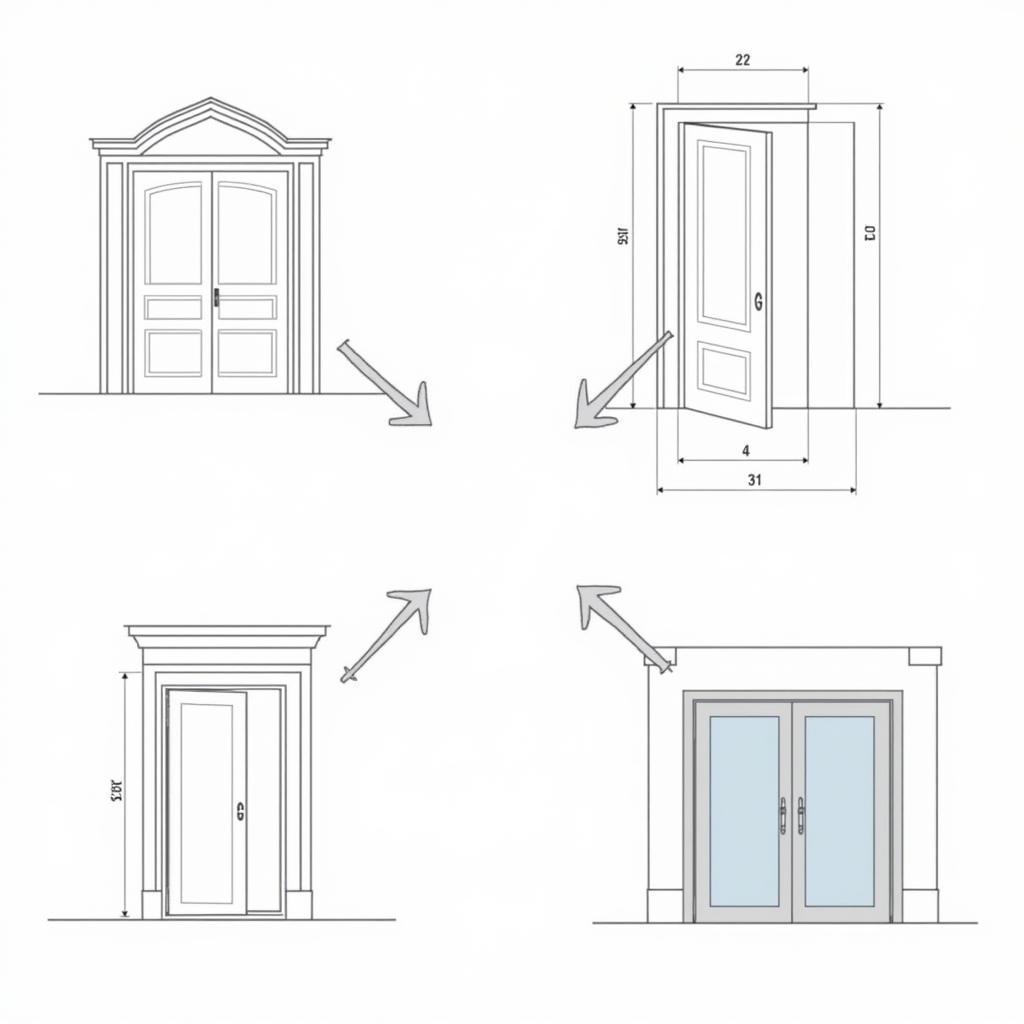 Ứng dụng bản vẽ AutoCAD cửa nhựa lõi thép