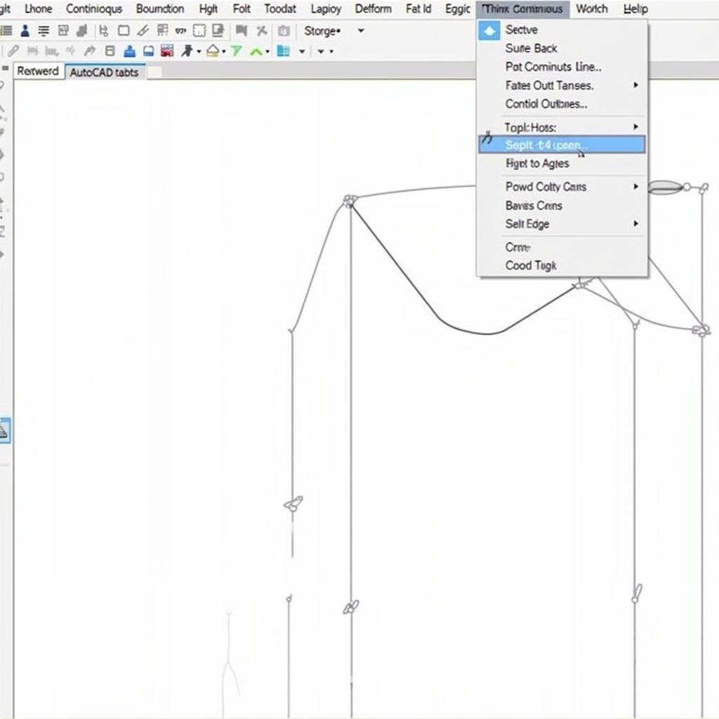 Ứng dụng nét liền đậm trong AutoCAD