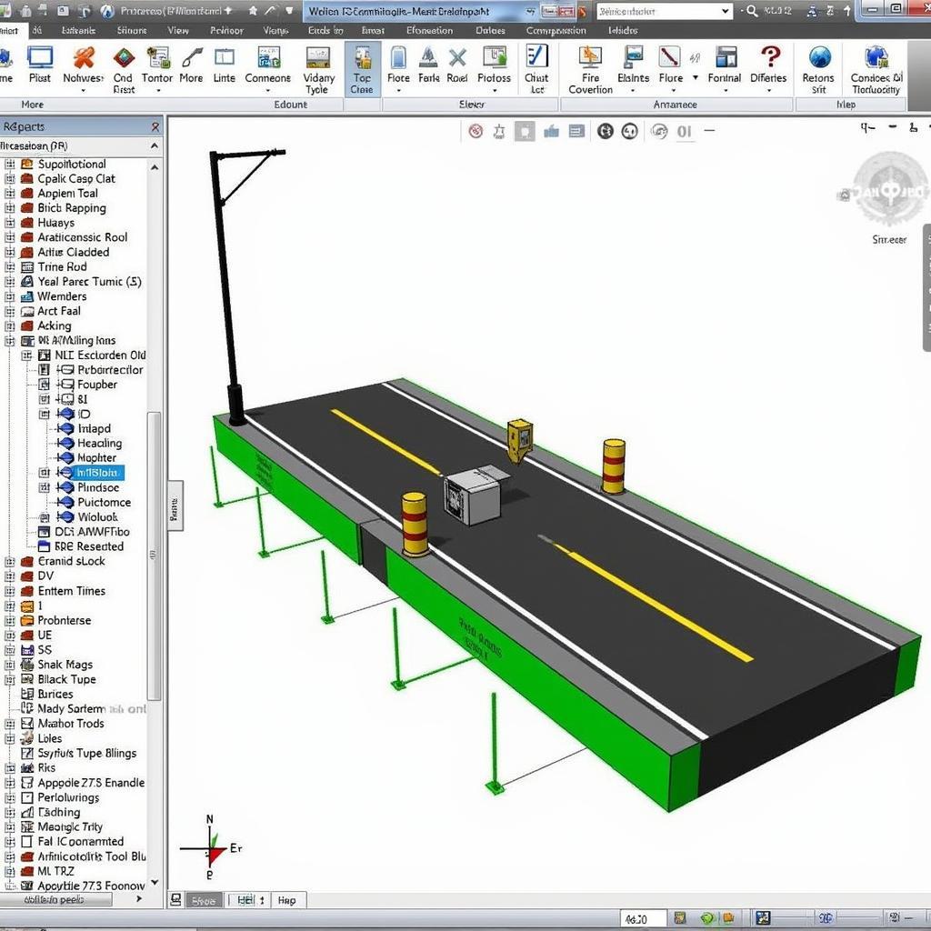 Ứng dụng phần mềm CAD trong thiết kế đường láng nhựa