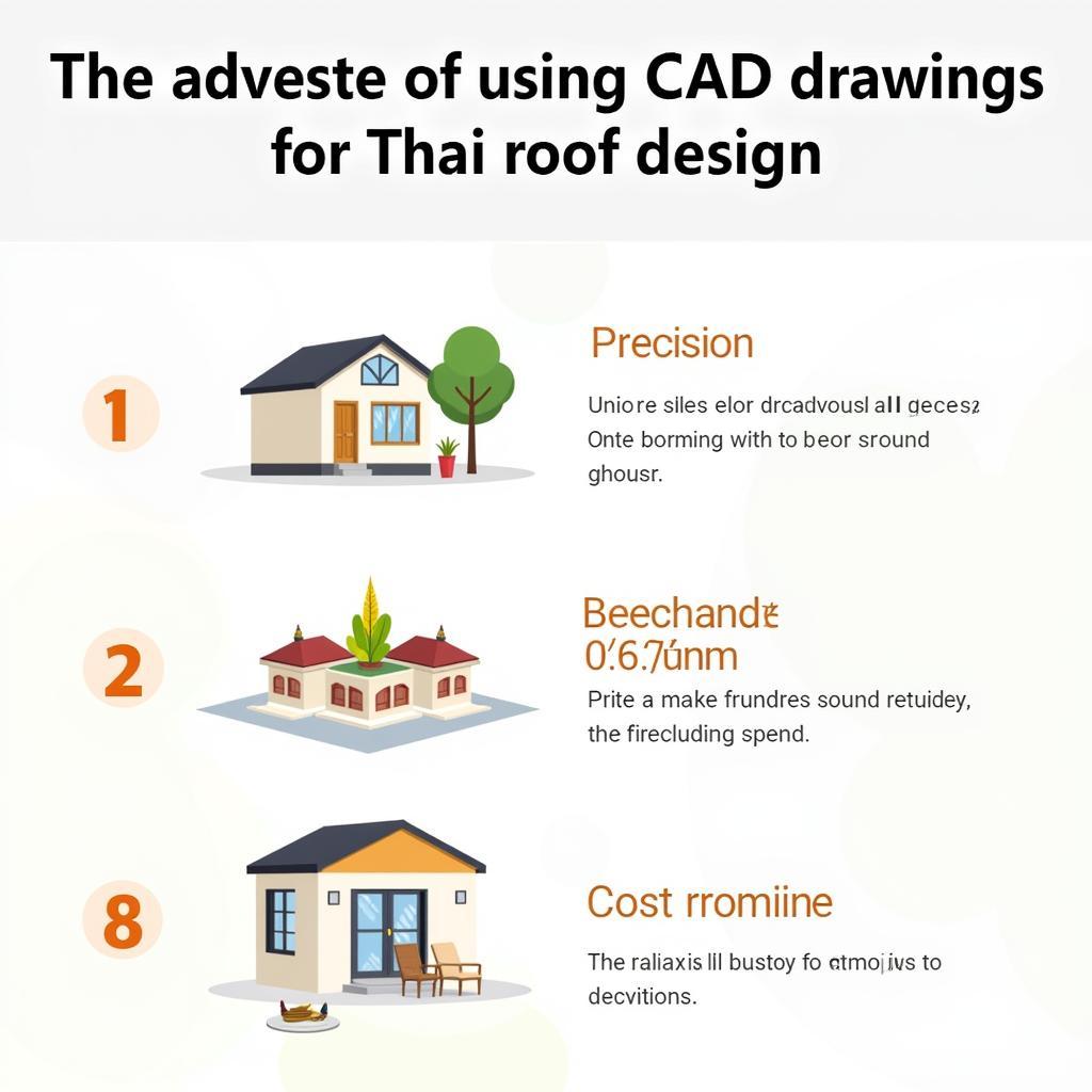 Ưu điểm của việc sử dụng bản vẽ CAD cho mái thái