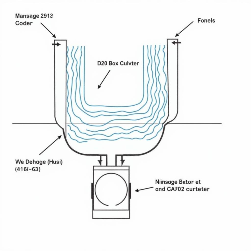 Vị trí lắp đặt 2 cống hộp D200