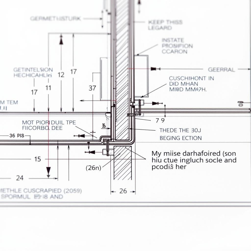 Yếu tố thiết kế bản vẽ CAD điện nước